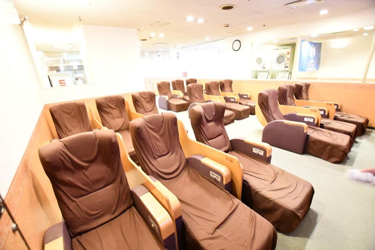 Capsule Hotel Asahi Plaza Shinsaibashi Osaca Exterior foto